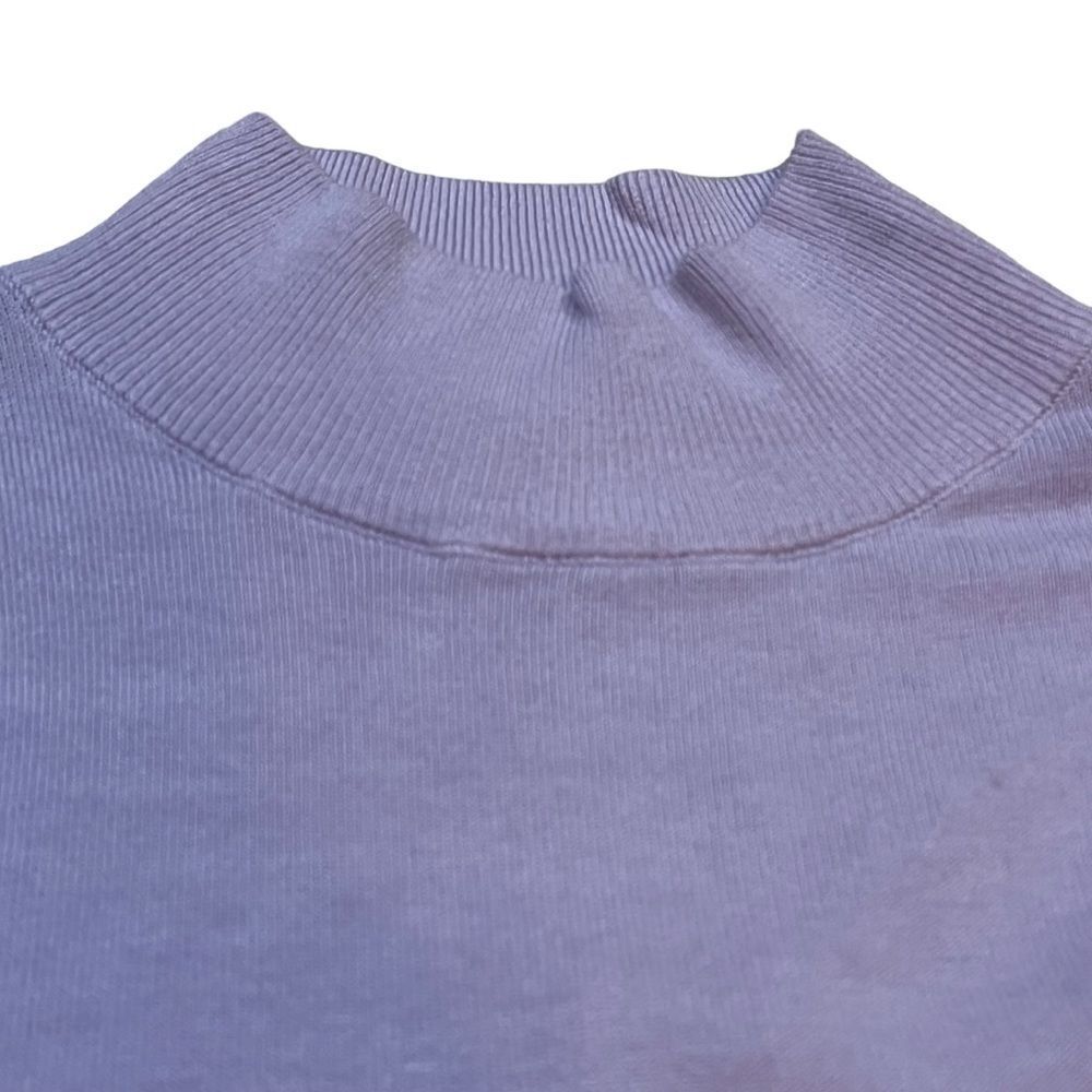 Lavender Turtleneck Sweater - Picture 3 of 16